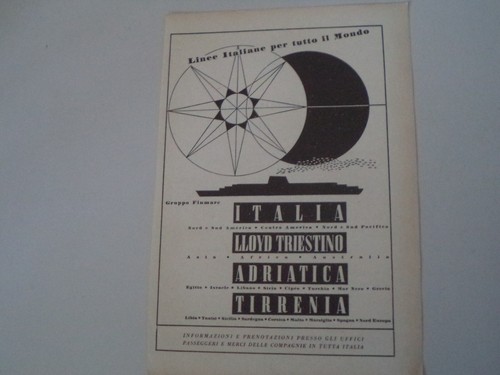 Advertising pubblicità 1953 - advertising,