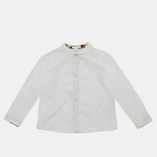 Camicia bianca in cotone per