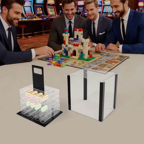 Custodia per chip poker con - per, da