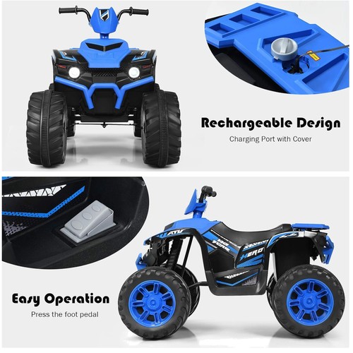 Blue ride wheeler quad - blue,