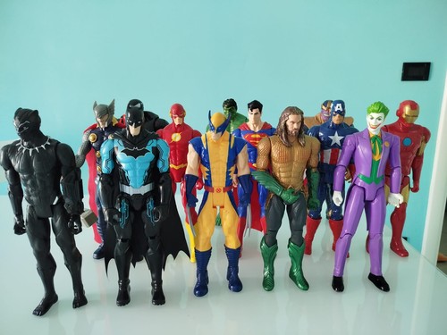 Lotto action figures marvel - action, marvel/dc