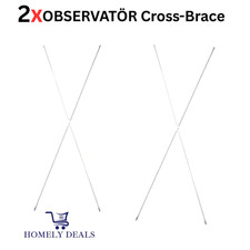 2X Traversa Zincata 100cm – Stabilizzatore Supporto Mensola IKEA Acciaio