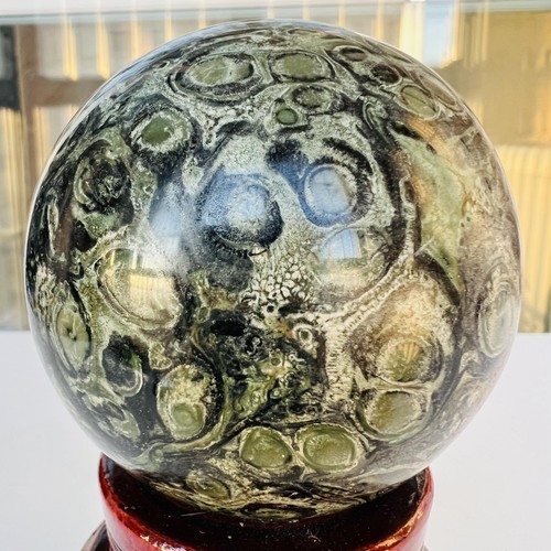 Sfera cristallo diaspro - di,