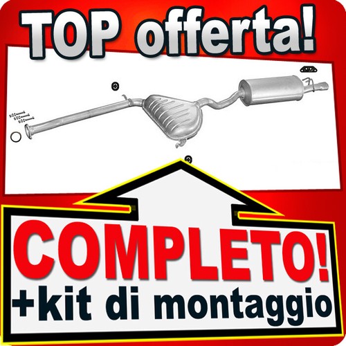 Scarico completo per - scarico, alfa