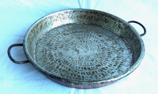 ✅ Risottiera Vintage Antica  In Rame Diametro 34cm.