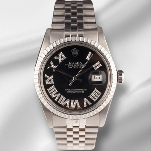 Rolex 36mm datejust acciaio - 36mm,