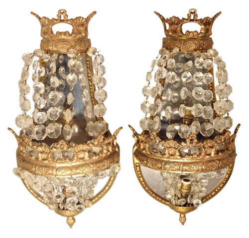 Coppia applique antiche da - coppia,