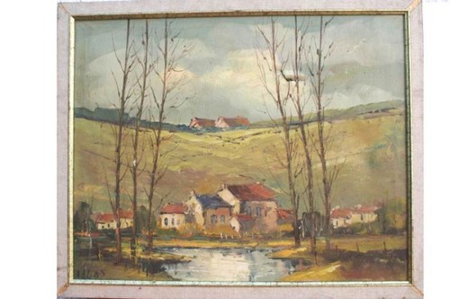 Case sul lago - -, paesaggio