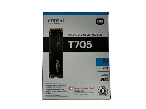 Nuovo crucial t705 2tb - t705, pcie