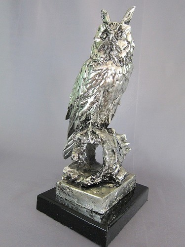 Statuetta gufo massonico in - statuetta,
