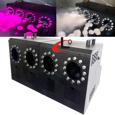 Macchina automatica per nebbia a bolle RGBW 4 ruote 1500 W macchina per bolle di fumo matrimonio