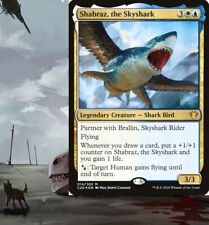 Shabraz, The Skyshark Commander Deck Magic MTG EDH Squali Volanti Pronto da Giocare