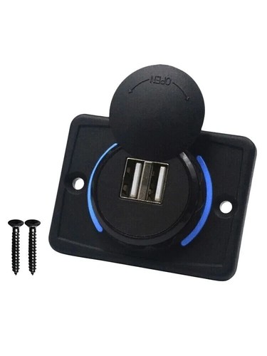 Presa doppia usb pannello - presa,