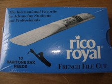 10 fogli di sax baritono Rico