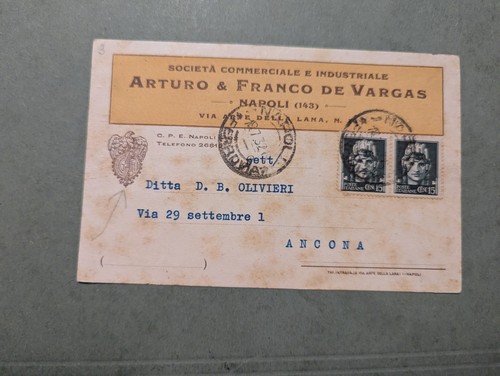 Cartolina italia macchiata - cartolina,