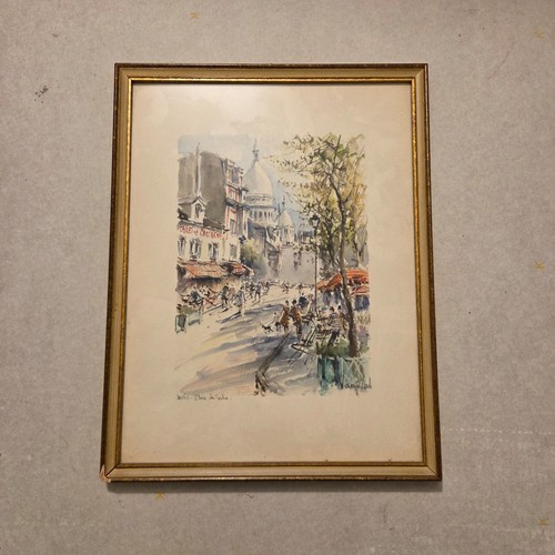 Dipinto parigi place du - place,