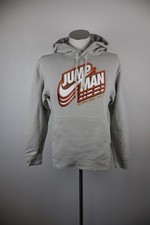 NIKE AIR JORDAN FELPA UOMO Tg XS MAN CASUAL JACKET JUMPMAN SWEATSHIRT CAPPUCCIO