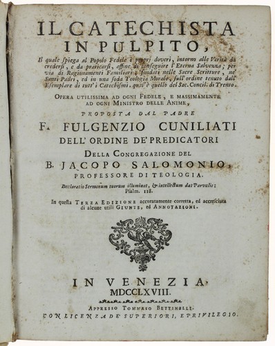 Catechista pulpito il - il,