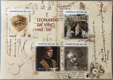 ITALIA 2019 FOGLIETTO LEONARDO DA VINCI