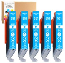 5 cartucce per Canon PIXMA