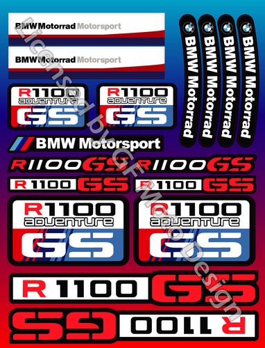 Set adesivi per moto bmw - moto,