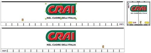 Grafica adesiva crai x - grafica, "crai"
