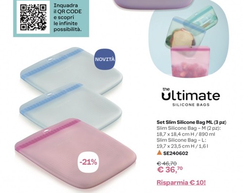 Set silicone bag slim - set,