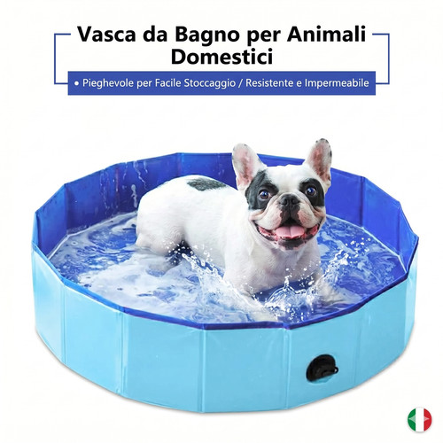 Piscina pieghevole per cane - piscina,