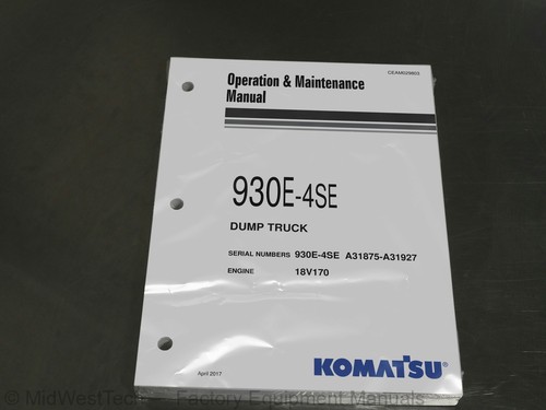 Komatsu 930e 4se dumper - komatsu,