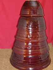 Vtg Mar-Crest Brown Stoneware