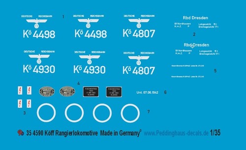 Decalcomanie peddinghaus 35 - decalcomanie,
