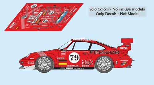 Decals porsche 911 gt2 mans - porsche,