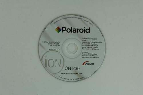 Software polaroid ion - cd,