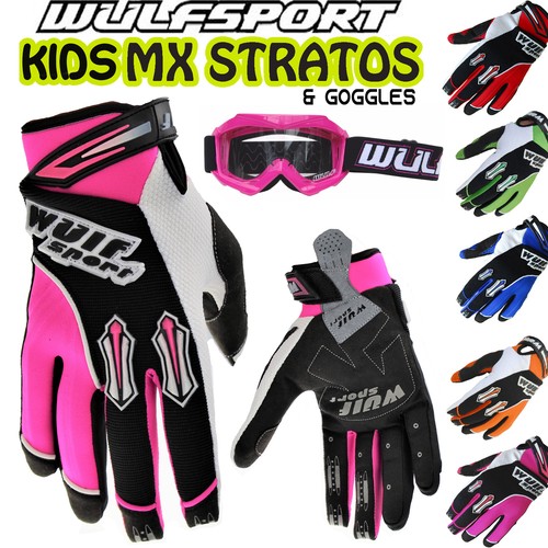 Guanti motocross wulf bambini - motocross,