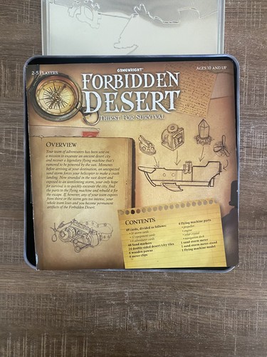 Gamewright forbidden desert - gamewright,