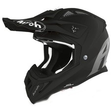 Casco cross enduro motard Airoh Aviator Ace nero opaco TG S black matt helmet