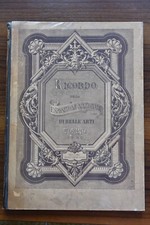 Ricordo della Esposizione Nazionale di Belle Arti Torino 1880 - Treves Editori