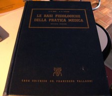LIBRO LE BASI FISIOLOGICHE DELLA PRATICA MEDICA 2° EDIZ. VALLARDI BEST TAYLOR