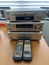 DENON COMPONENT SYSTEM AV SURROUND RECEIVER -F100, LETTORE DVD AMPLIFICATORE DI POTENZA 