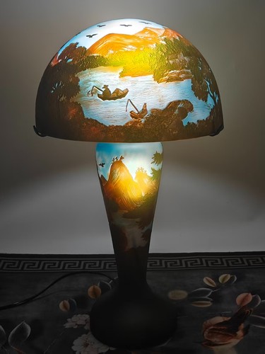 Lampada emile galle vetro - lampada,