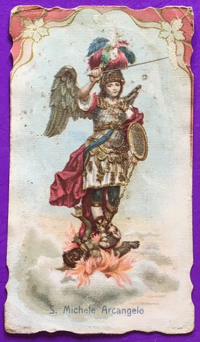 Santino holy card - holy, san