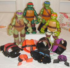 TMNT Teenage Mutant Ninja Turtles Figure Large 2012 11" Viacom Playmates Set
