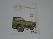 ALFA ROMEO GIULIETTA SPRINT