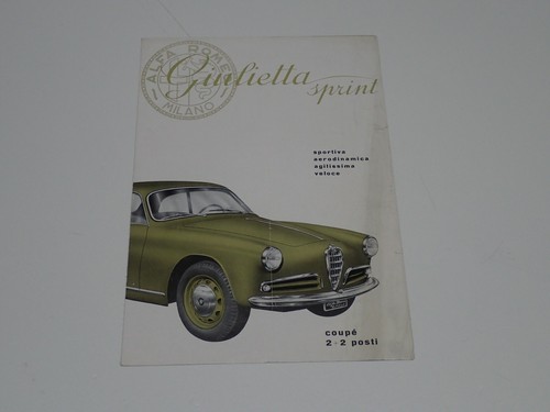 Alfa romeo giulietta sprint - alfa,