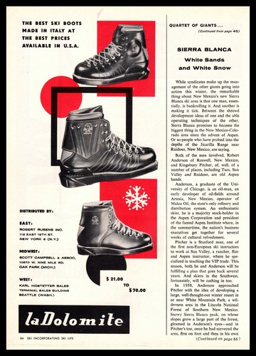 Scarponi sci neve 1961 - da,