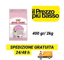 Royal Canin Kitten Gatto  400gr, 2 kg,4 kg, 10 Kg per gattini croccantini secco 