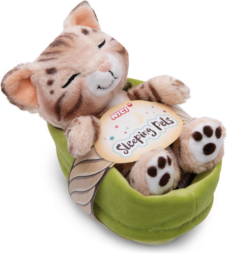 Gatto peluche bengala 12cm - di,