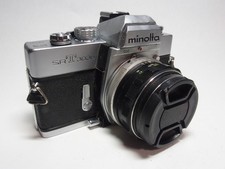Minolta SRT303b fotocamera reflex classica argento con obiettivo Rokkor 50 mm f1,7 #3368361