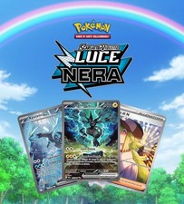⚫🔝 Set Carte Pokémon TCG "Luce Nera FUORI SERIE e Poké / Master Ball" BLK Ita