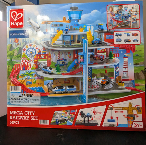 Hape mega city rail - city, set